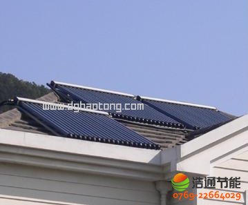 別墅型太陽能熱水工程系統解決方案